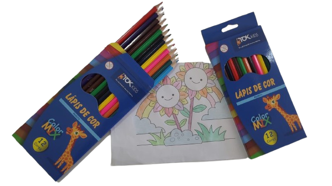 Lápis de Cor Color MIx 12 Cores